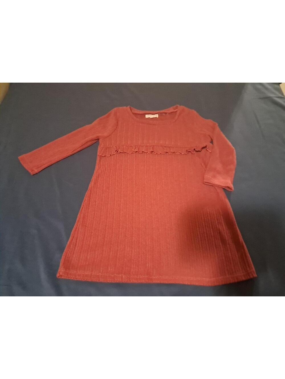Grayson Collective Girls Casual 3T Dress‎ Long Sleeve Blouse Autumn Fall Mauve